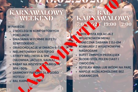 Pakiety zimowe - Karnawał