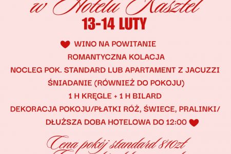 Oferty walentynkowe 2026 - Pakiet walentynkowy