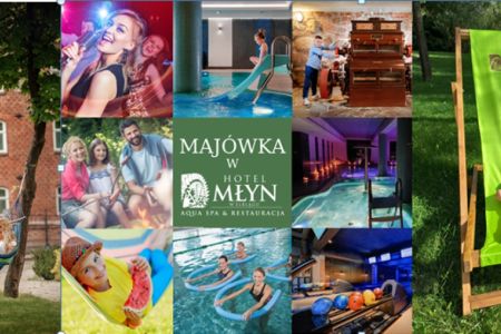 Hotel Młyn Aqua SPA - Majówka między Bałtykiem a Mazurami