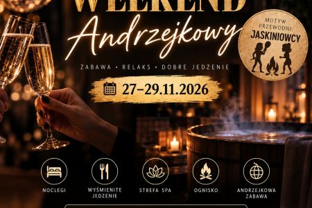 Oferty na Andzejki 2026 - Weekend Andrzejkowy z Saunowaniem