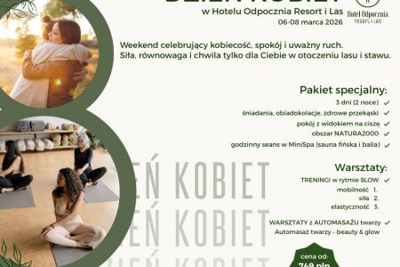 Hotel Odpocznia Resort i Las - Weekend Kobiet w Rytmie SLOW w Odpoczni