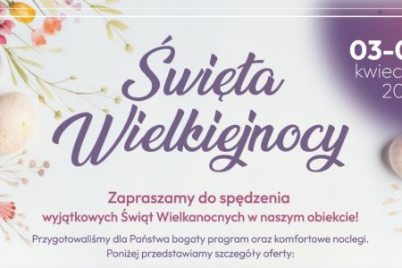 Pakiety wielkanocne 2026 - Wielkanoc 2026