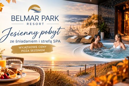 Belmar Park Resort - Jesienny pobyt ze śniadaniem i strefą SPA